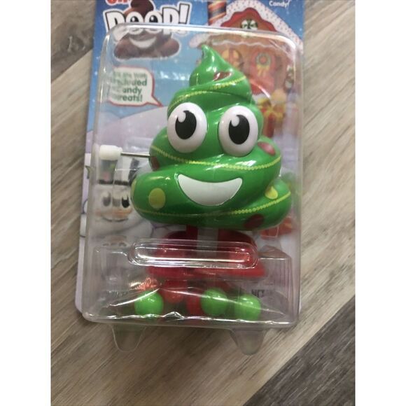 Oh Poop Candy Pooper Emoji Wind Up Toy HolidayChristmas Fun ,Stocking Toy Gift - Picture 3 of 5